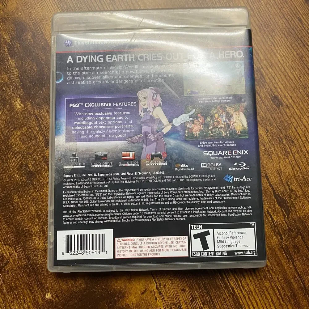 Star Ocean: Last Hope International - Sony PlayStation 3